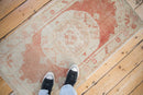 2.5x4.5 Vintage Distressed Oushak Rug