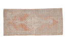 2.5x5.5 Vintage Distressed Oushak Rug Runner