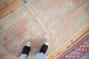 2.5x5.5 Vintage Distressed Oushak Rug Runner