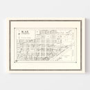Vintage Map of Ray, North Dakota 1937