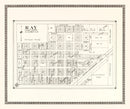 Vintage Map of Ray, North Dakota 1937