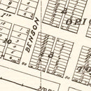 Vintage Map of Tioga, North Dakota 1937