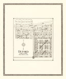 Vintage Map of Buford, North Dakota 1937