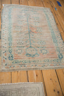 2.5x3.5 Vintage Distressed Oushak Rug