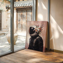 Astronaut with Blossoms on Blush