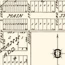 Vintage Map of Spring Brook, North Dakota 1937