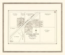 Vintage Map of Spring Brook, North Dakota 1937