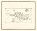 Vintage Map of Hanks, North Dakota 1937