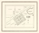 Vintage Map of Alamo, North Dakota 1937