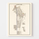 Vintage Map of Lakeland, Minnesota 1938