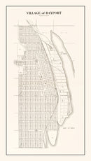 Vintage Map of Bayport, Minnesota 1938