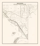 Vintage Map of Dellwood, Minnesota 1938