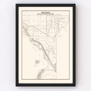 Vintage Map of Dellwood, Minnesota 1938