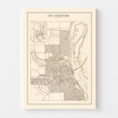 Vintage Map of Stillwater, Minnesota 1938