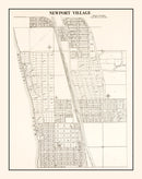 Vintage Map of Newport, Minnesota 1938