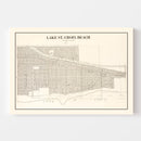 Vintage Map of Lake St Croix, Minnesota 1938