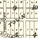 Vintage Map of Larwill, Indiana 1939