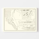 Vintage Map of Loon Lake, Indiana 1939