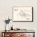 Vintage Map of Eastland, California 1889