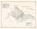 Vintage Map of Eastland, California 1889