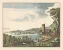 Vintage Map of Gaeta, Italy 1704