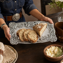 Concho Bread tray by Arthur Court Designs