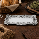Concho Bread tray by Arthur Court Designs