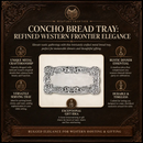 Concho Bread tray by Arthur Court Designs