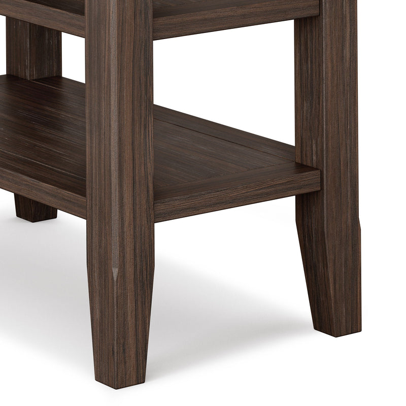 Acadian - Narrow Side Table - Farmhouse Brown, photo 2 of 6