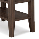 Acadian - Narrow Side Table - Farmhouse Brown by HouseOfZazla