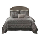5-Piece Queen 5 Piece Reversible Jacquard Bedspread Set