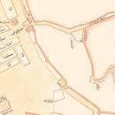 Vintage Map of Medina, Saudi Arabia 1880