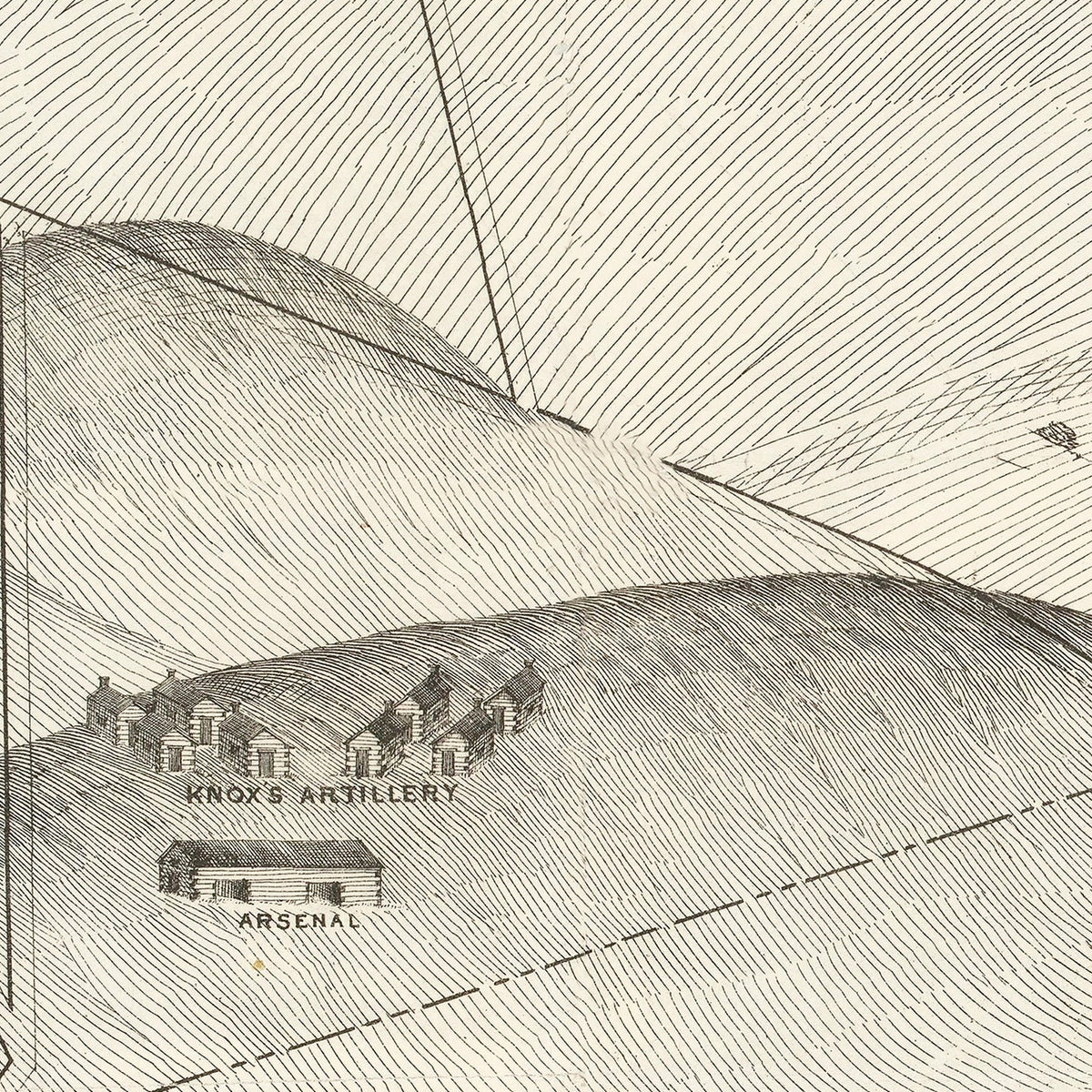 Vintage Valley Forge, PA Map 1877, photo 2 of 5