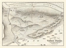 Vintage Valley Forge, PA Map 1877