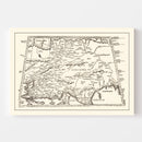 Vintage Ptolemaic India Map 1522