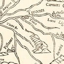 Vintage Map of France 1550