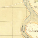 Vintage Map of Giza, Egypt 1887
