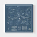 Vintage Pony Express Map 1935