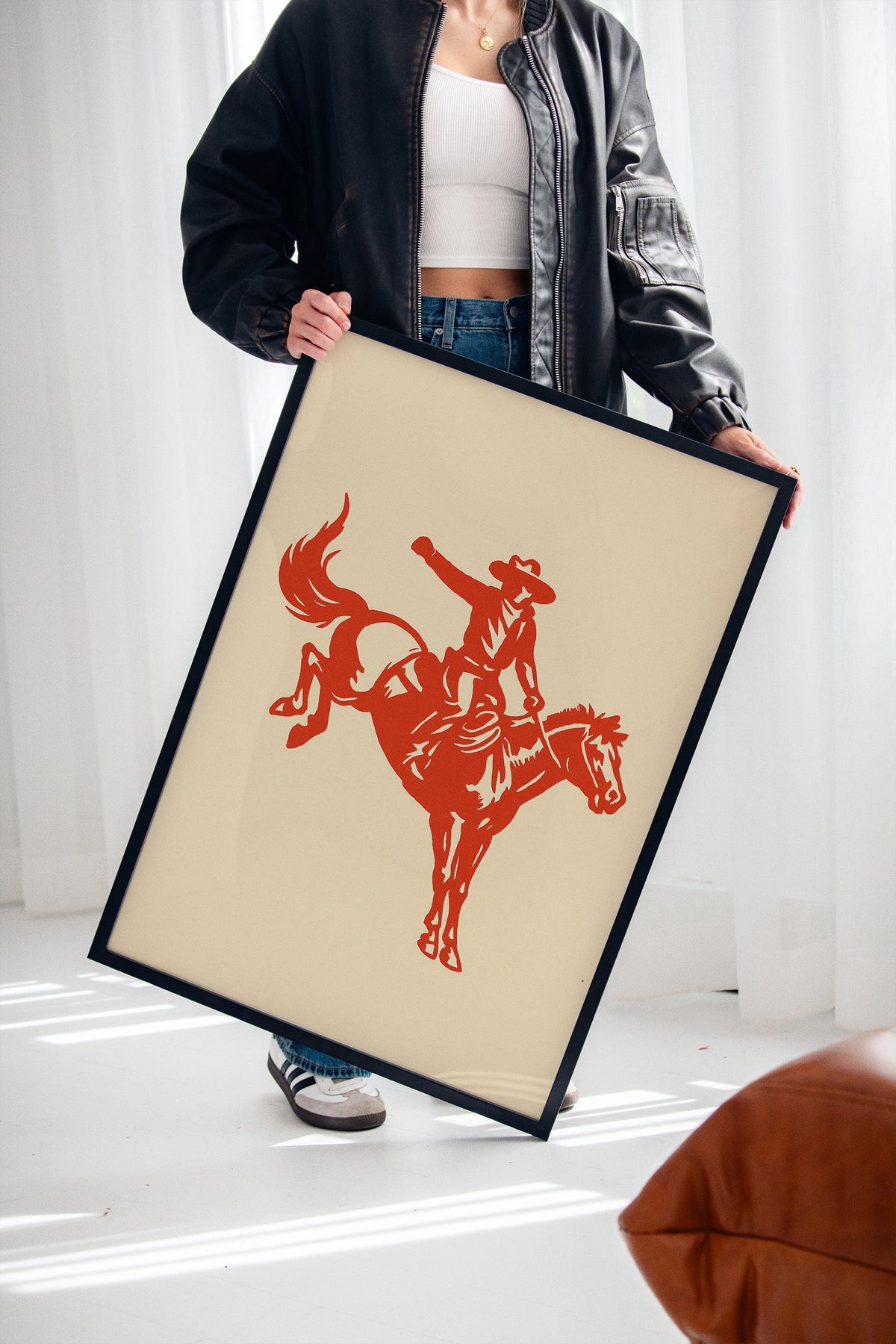 Retro Rodeo Cowboy Print, photo 11 of 19