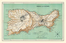 Vintage Capri Map 1930