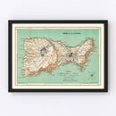 Vintage Capri Map 1930