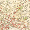 Vintage Map of Shanghai, China 1938