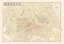 Vintage Map of Shanghai, China 1938