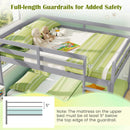 Full Over Full Bunk Bed Low-to-ground Bunk Bed by LJGDeals
