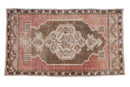 2.5x4 Vintage Distressed Oushak Rug