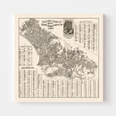 Vintage Map of Oakland, California 1920