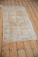2.5x5 Vintage Distressed Oushak Rug Runner