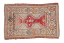 2.5x4 Vintage Distressed Oushak Rug