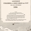 Vintage Map of Haiti 1864