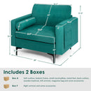 Home Fitness & Relaxation Set - 3 in 1 Folding Treadmill and Modern Accent Chair